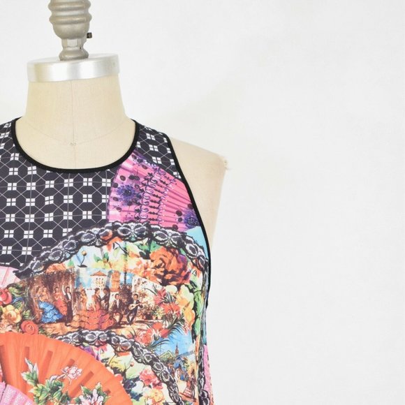 Clover Canyon Colorful Psychedelic Print Blouse - Picture 2 of 6